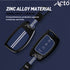 Acto Metal Sapphire Key Cover & Key Chain Compatible with Hyundai Venue & Creta 2020 Smart Key | Premium Zinc Alloy Key Case | Glow-in-the-Dark Buttons | 360° Full Protection | Luxury Car Key Fob Protector | Pack of 1 Set