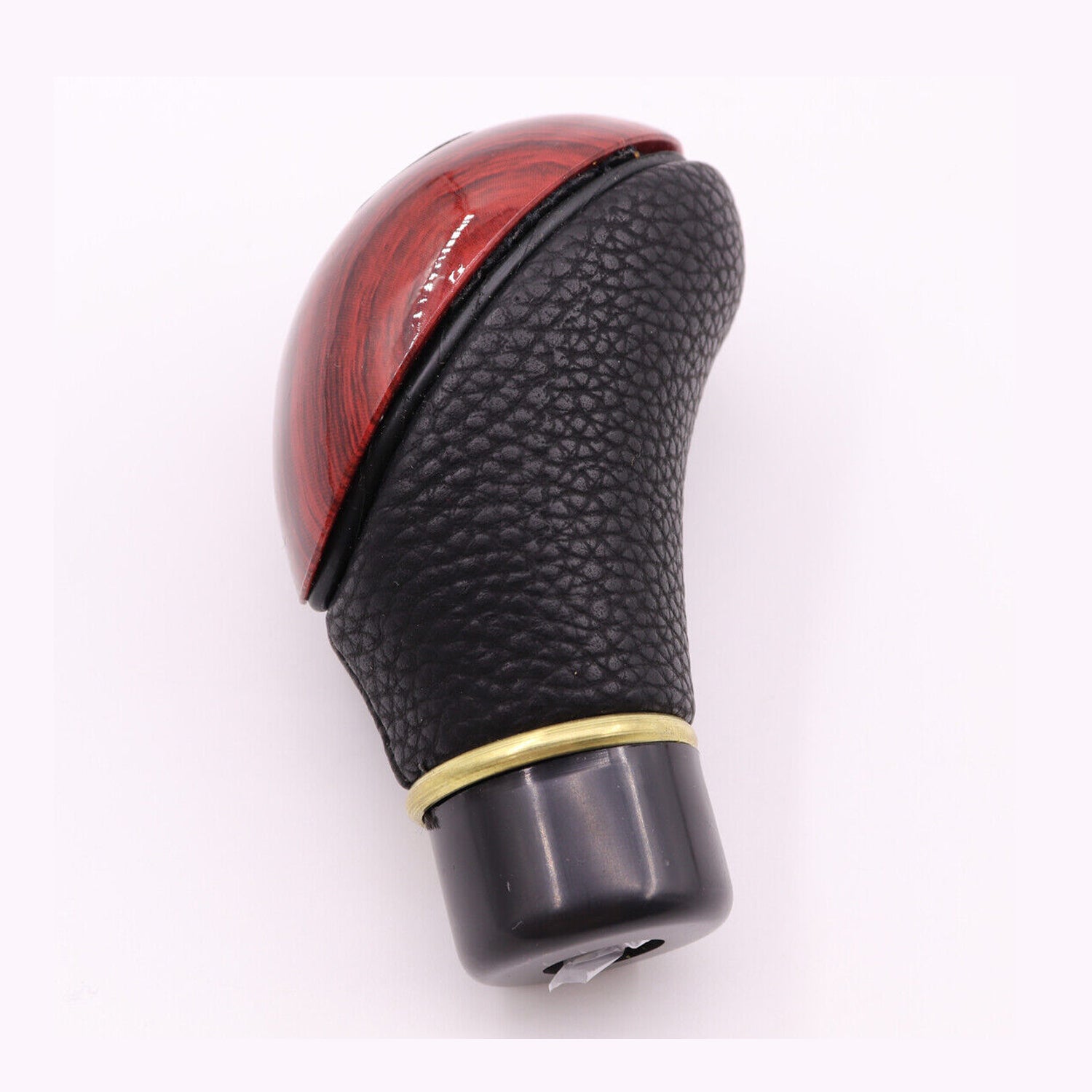 TypeR Gear Knob 5 Speed, Wooden PU Leather Manual Gear Knob for all Cars