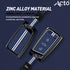 Acto Metal Sapphire Key Cover & Key Chain Compatible with Volkswagen & Skoda Jetta, Slavia, Kushaq, Passat, Octavia, Superb, Tiguan, Taigun, Virtus| Glow-in-the-Dark Buttons | 360° Protection | Pack of 1