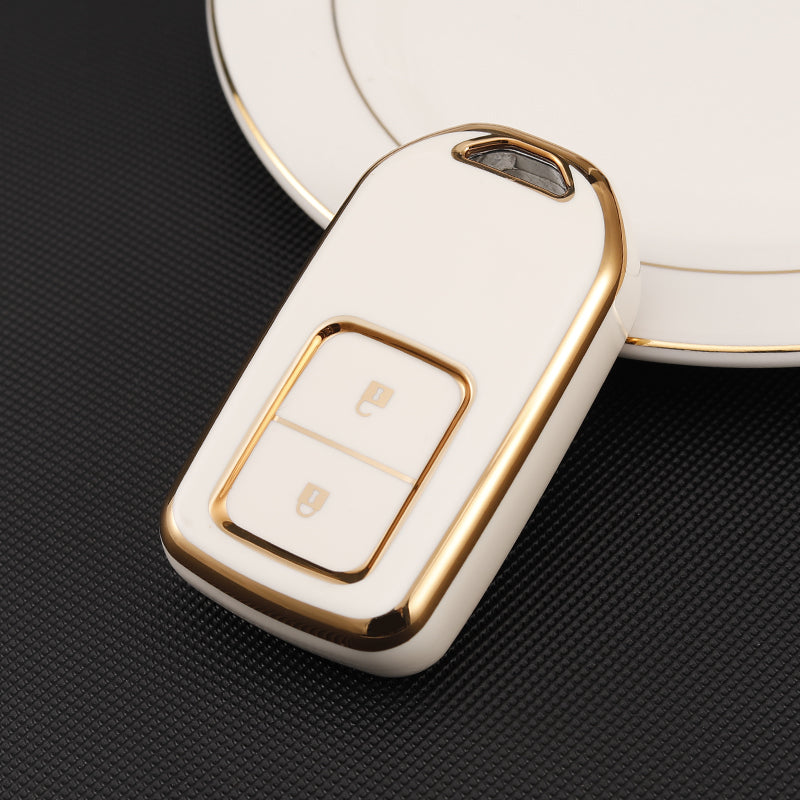 Acto TPU Gold Series Car Key Cover For Honda City