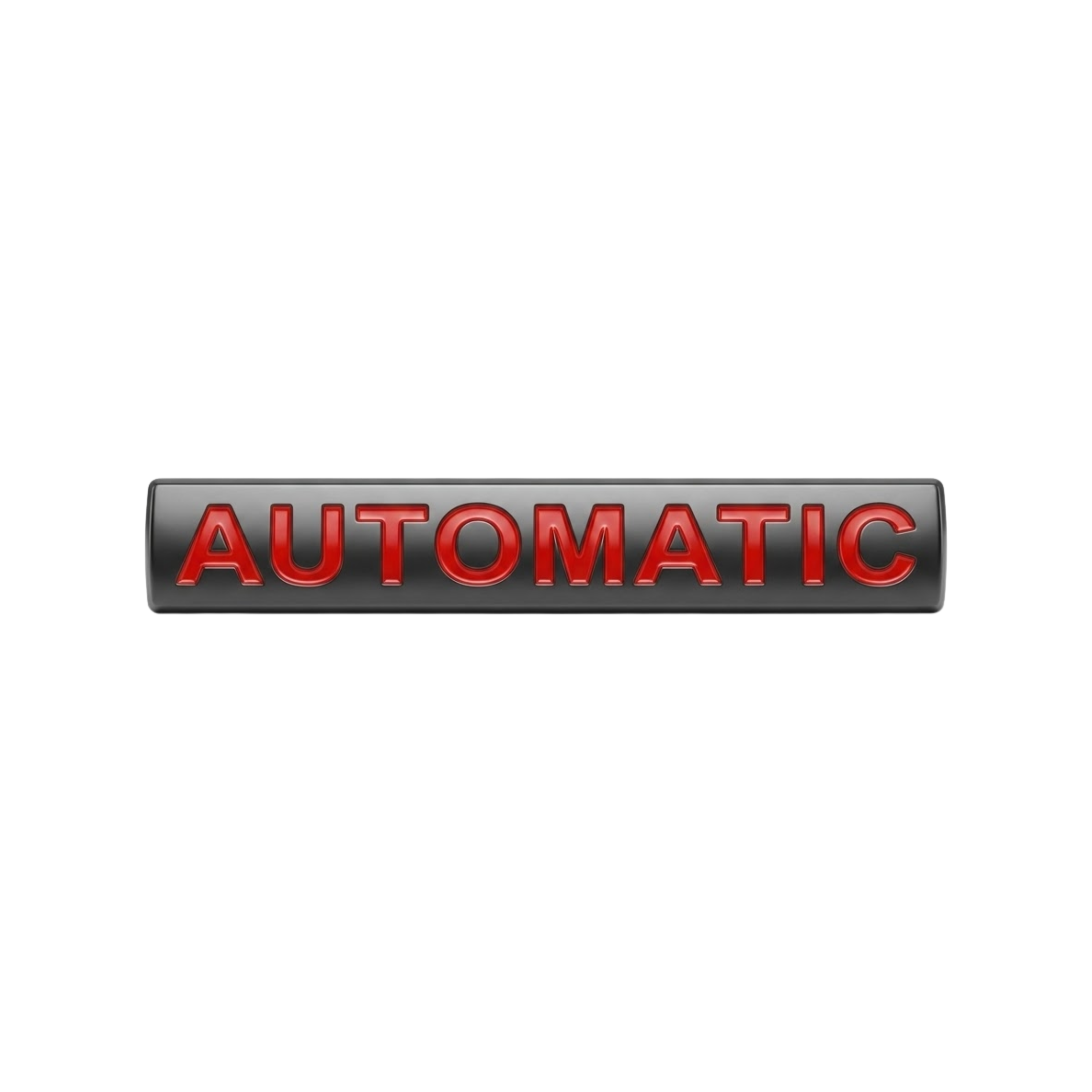 Carsonify 3D Metal Automatic Car Badge Emblem Sticker | Premium Aluminum Alloy Chrome Automatic Logo Decal | Self-Adhesive Metallic Badge for Car, Bike & SUV Exterior | Stylish Auto Decoration Accessory