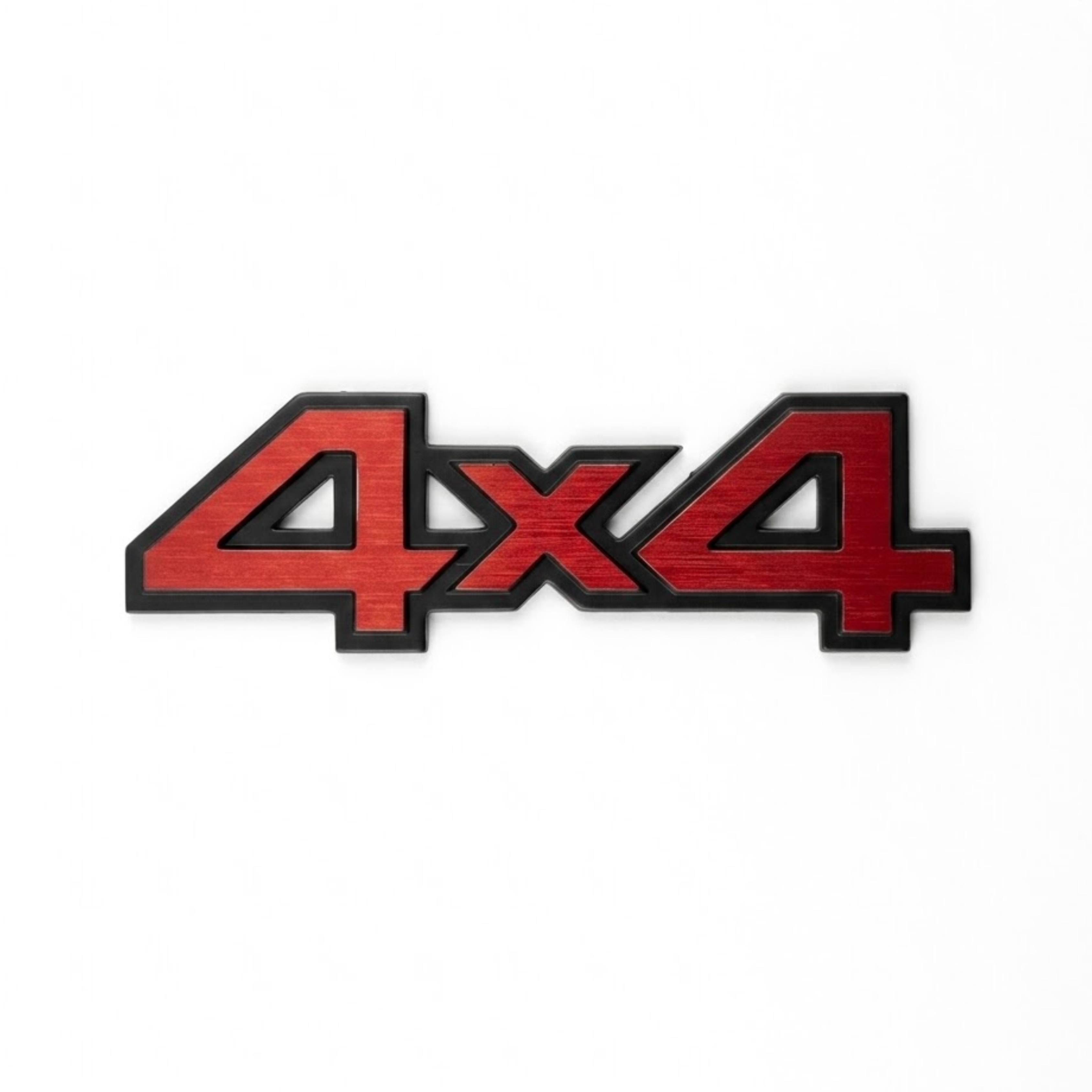 Carsonify 3D Metal 4X4 Car Badge Emblem Sticker | Premium Aluminum Alloy Chrome 4x4 Logo Decal | Self-Adhesive Metallic Badge for Car, Jeep & SUV Exterior | Stylish Off-Road Auto Decoration Accessory