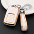 Acto TPU Gold Series Car Key Cover With TPU Gold Key Chain For Honda City