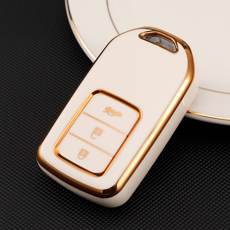 Acto TPU Gold Series Car Key Cover For Honda CR-V