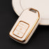 Acto TPU Gold Series Car Key Cover With TPU Gold Key Chain For Honda Accord