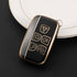 Acto TPU Gold Series Car Key Cover With TPU Gold Key Chain For Land Rover Sports