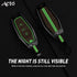 Acto Metal Sapphire Key Cover and Key chain Compatible with Mahindra Xuv500 Pack of 1 Set (Glow in the Night)