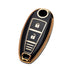 Acto TPU Gold Series Car Key Cover With Diamond Key Ring For Suzuki Ciaz