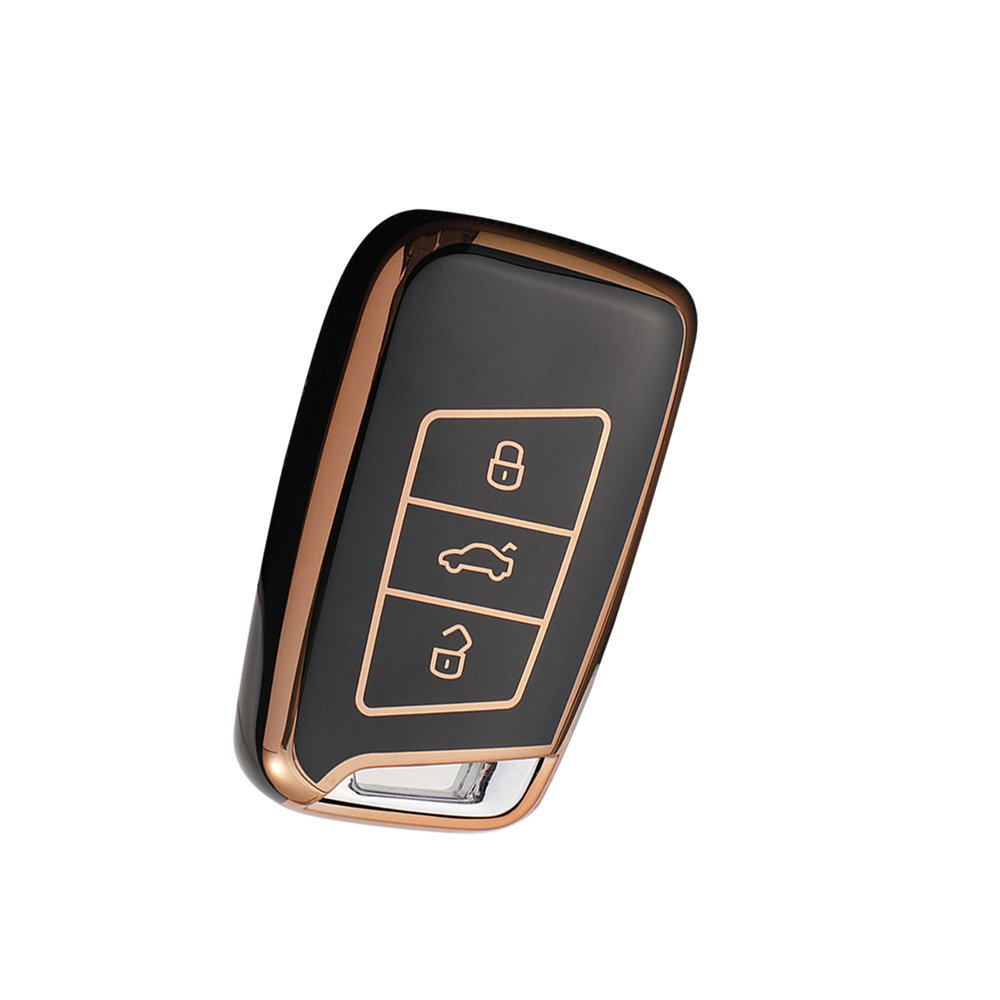 Acto TPU Gold Series Car Key Cover For Skoda Kodiaq