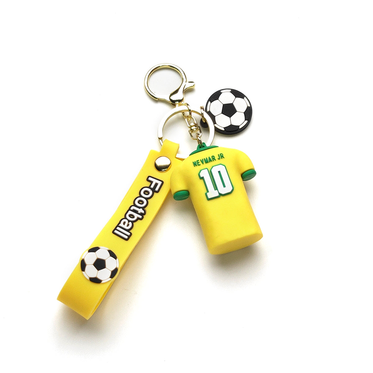 3D PVC Cartoon Keychain Football Jersey