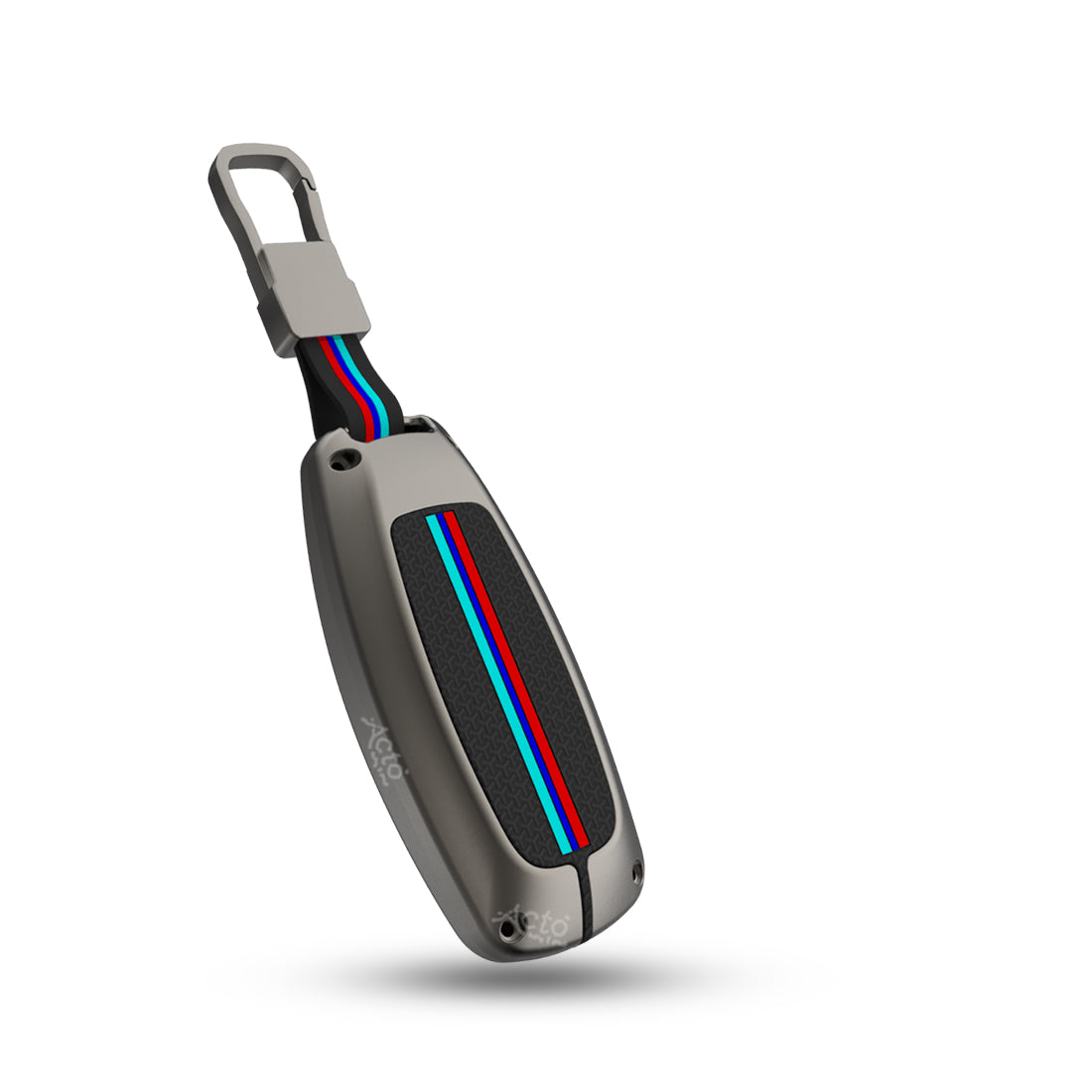 Acto Car Key Cover Metal Silicone Compatible with Maruti Suzuki
