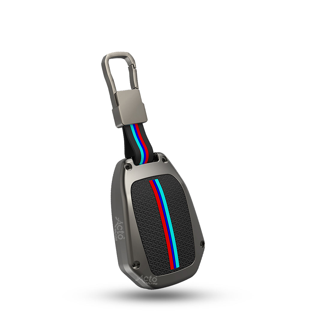 Acto Car Key Cover Metal Silicone Compatible with Renault