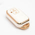 Acto TPU Gold Series Car Key Cover With Diamond Key Ring For Suzuki Fronx