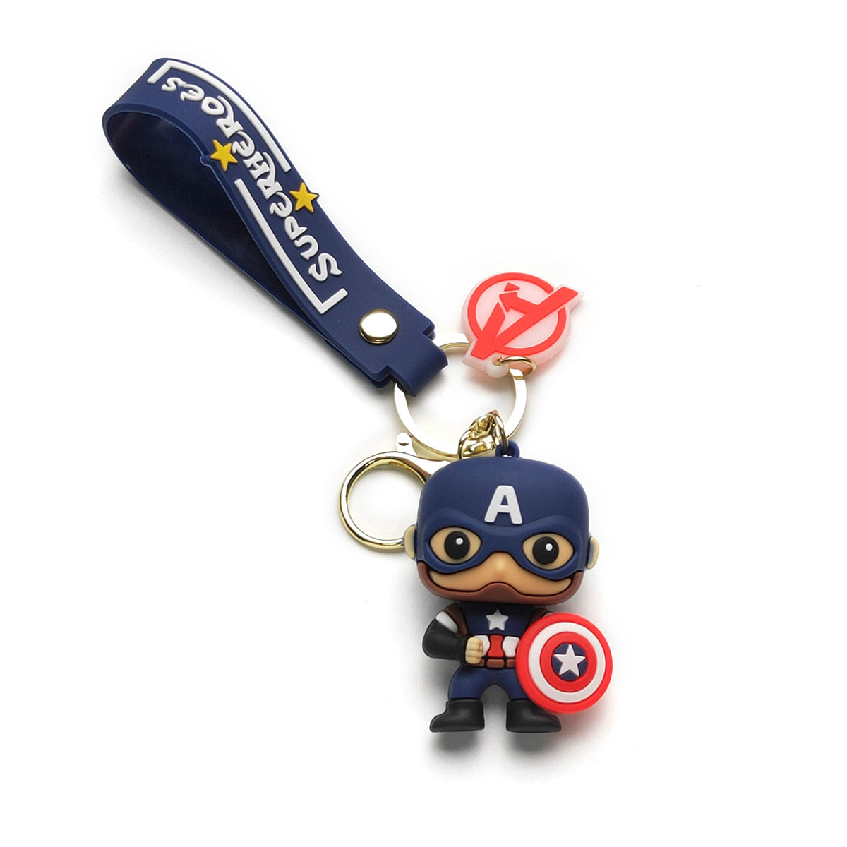 3D PVC Cartoon Keychain