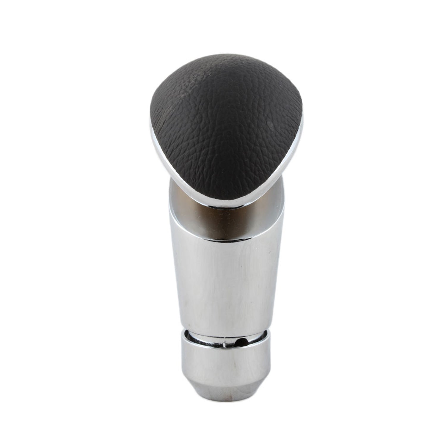 Cut Type Stainless Steel & Leather Gear Knob Universal Car Tuning Replacement Car Accessories