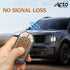 ACTO Metal Leather Car key cover with key chain Compatible With Suzuki