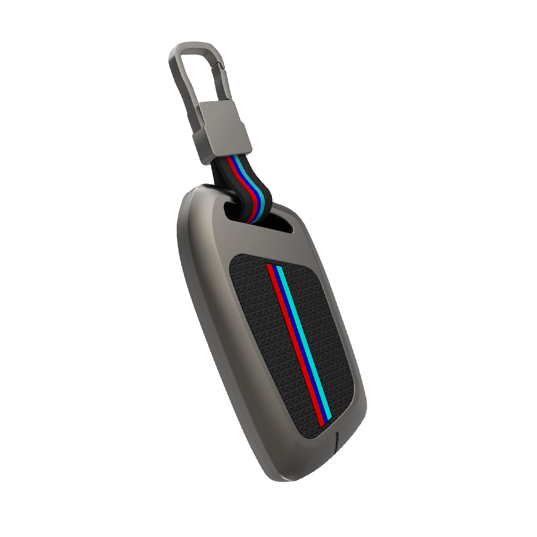 Acto Metal Sapphire Key Cover and Key chain Compatible with MG Windsor EV I Astor I Hector I Comet EV I Hector plus I Gloster I ZS EV I ZS Pack of 1 Set (Glow in the Night)