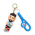 3D PVC Cartoon Keychain Football