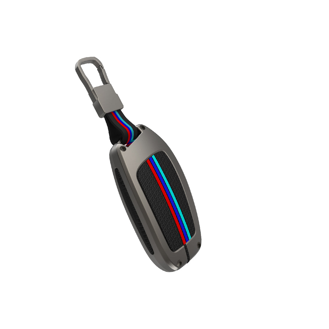Acto Metal Sapphire Key Cover and Key chain Compatible with MG Astor I Hector I Comet EV I Hector plus I Gloster I ZS EV I ZS Pack of 1 Set (Glow in the Night)