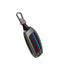 Acto Metal Sapphire Key Cover and Key chain Compatible with MG Astor I Hector I Comet EV I Hector plus I Gloster I ZS EV I ZS Pack of 1 Set (Glow in the Night)