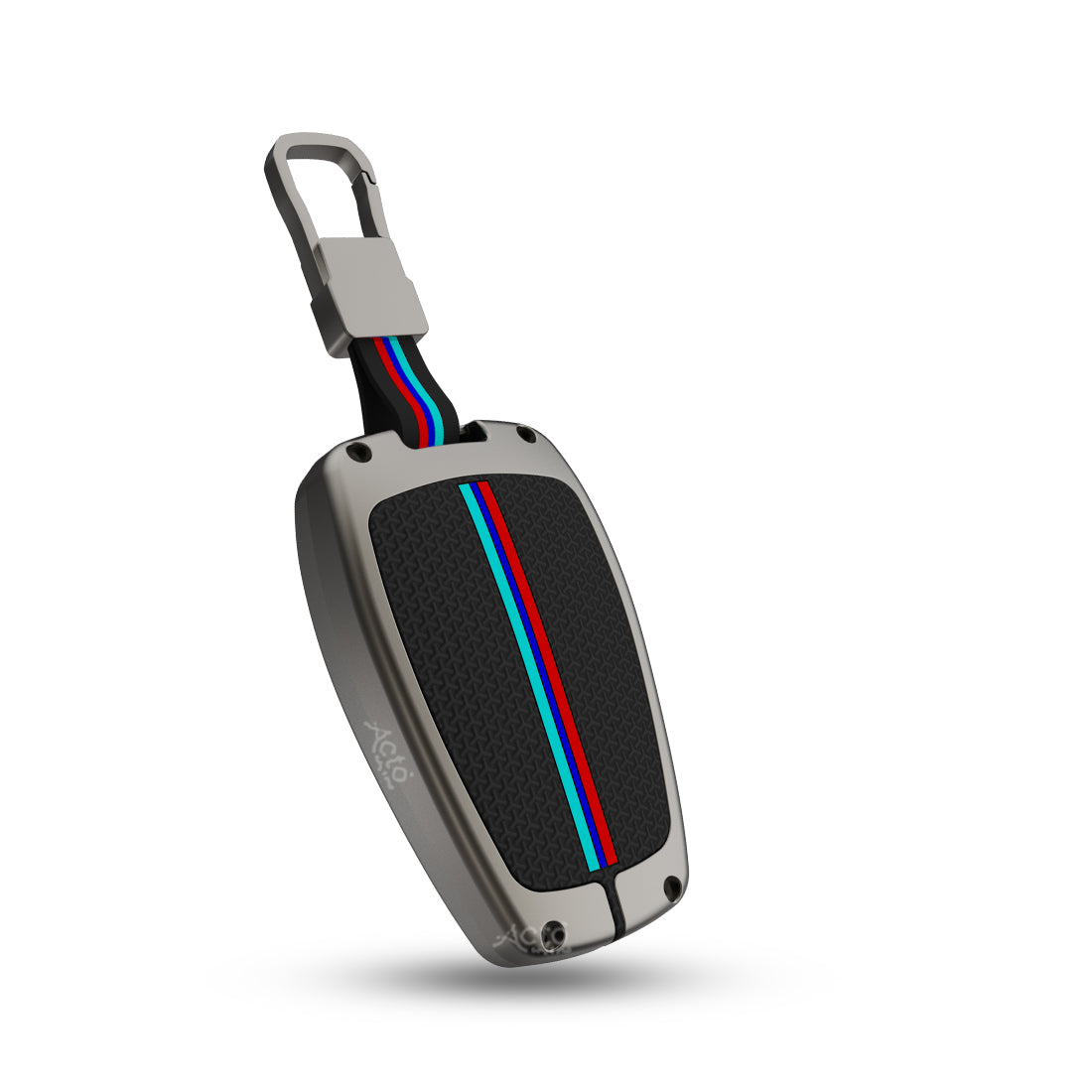 Acto Car Key Cover Metal Silicone Compatible with Tata