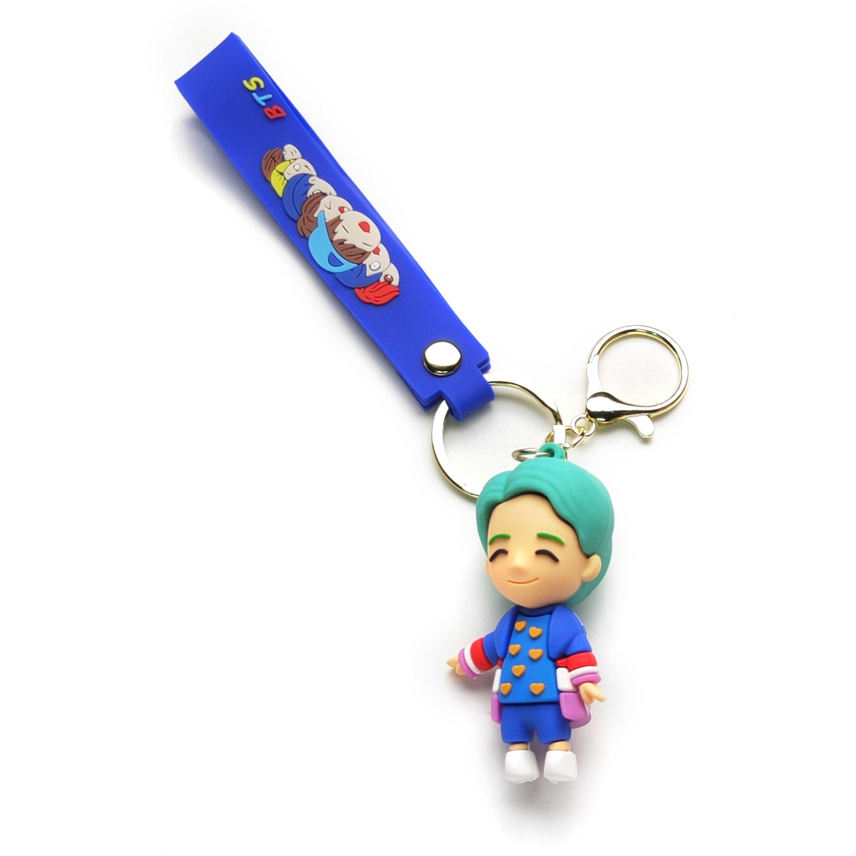 3D PVC Cartoon Keychain BTS