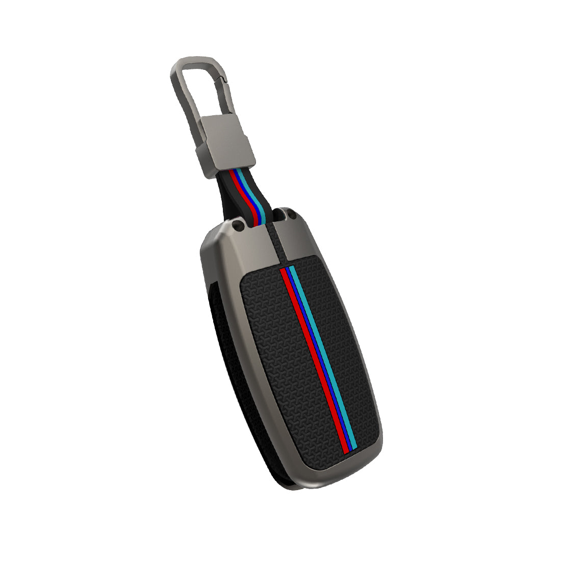 Acto Metal Sapphire Key Cover and Key chain Compatible with KIA Seltos, Carens Pack of 1 Set (Glow in the Night)