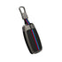 Acto Metal Sapphire Key Cover and Key chain Compatible with KIA Seltos, Carens Pack of 1 Set (Glow in the Night)