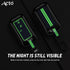 Acto Metal Sapphire Key Cover and Key chain Compatible with Suzuki New Dzire I New Ertiga Pack of 1 Set (Glow in the Night)