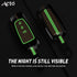 Acto Metal Sapphire Key Cover and Key chain Compatible with Ford Fiesta Pack of 1 Set (Glow in the Night)