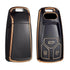 Acto TPU Gold Series Car Key Cover With Diamond Key Ring For Audi A8