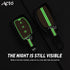 Acto Metal Sapphire Key Cover and Key chain Compatible with Hyudai  Aura I Elantra I I10 Grand Nios I i20 Elite I Verna 4S I Creta I i10 Grand I i20 Active I Tucson I Xcent Pack of 1 Set (Glow in the Night)