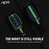 Acto Metal Sapphire Key Cover and Key chain Compatible with Hyundai Creta 2021 I Alacazar I Venue I Tucson Pack of 1 Set (Glow in the Night)