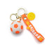 3D PVC Cartoon Keychain Football