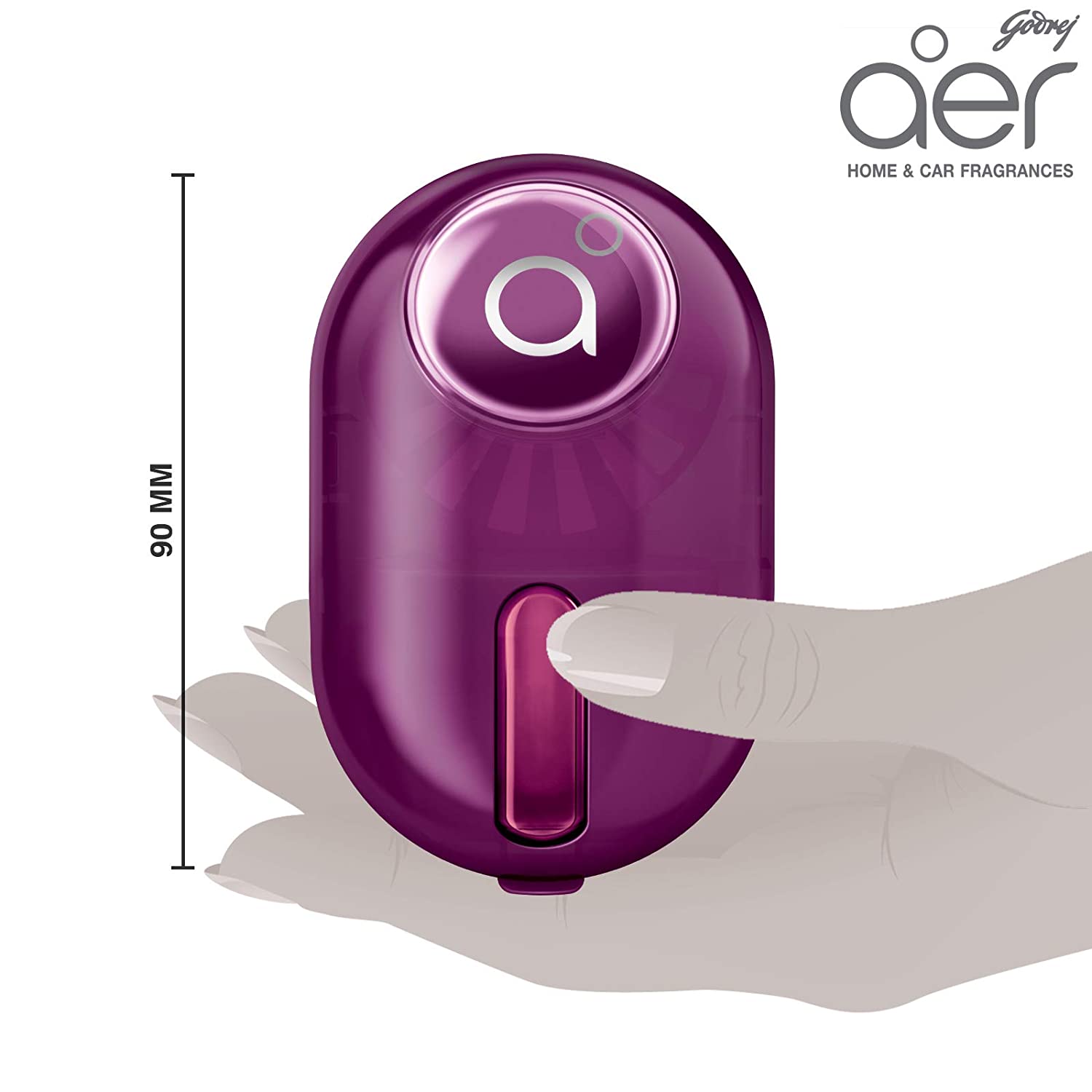 Godrej Aer Click | Car Vent Air Freshener Kit - Long-Lasting | Spill-Proof