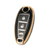 Acto TPU Gold Series Car Key Cover With Diamond Key Ring For Suzuki S-cross