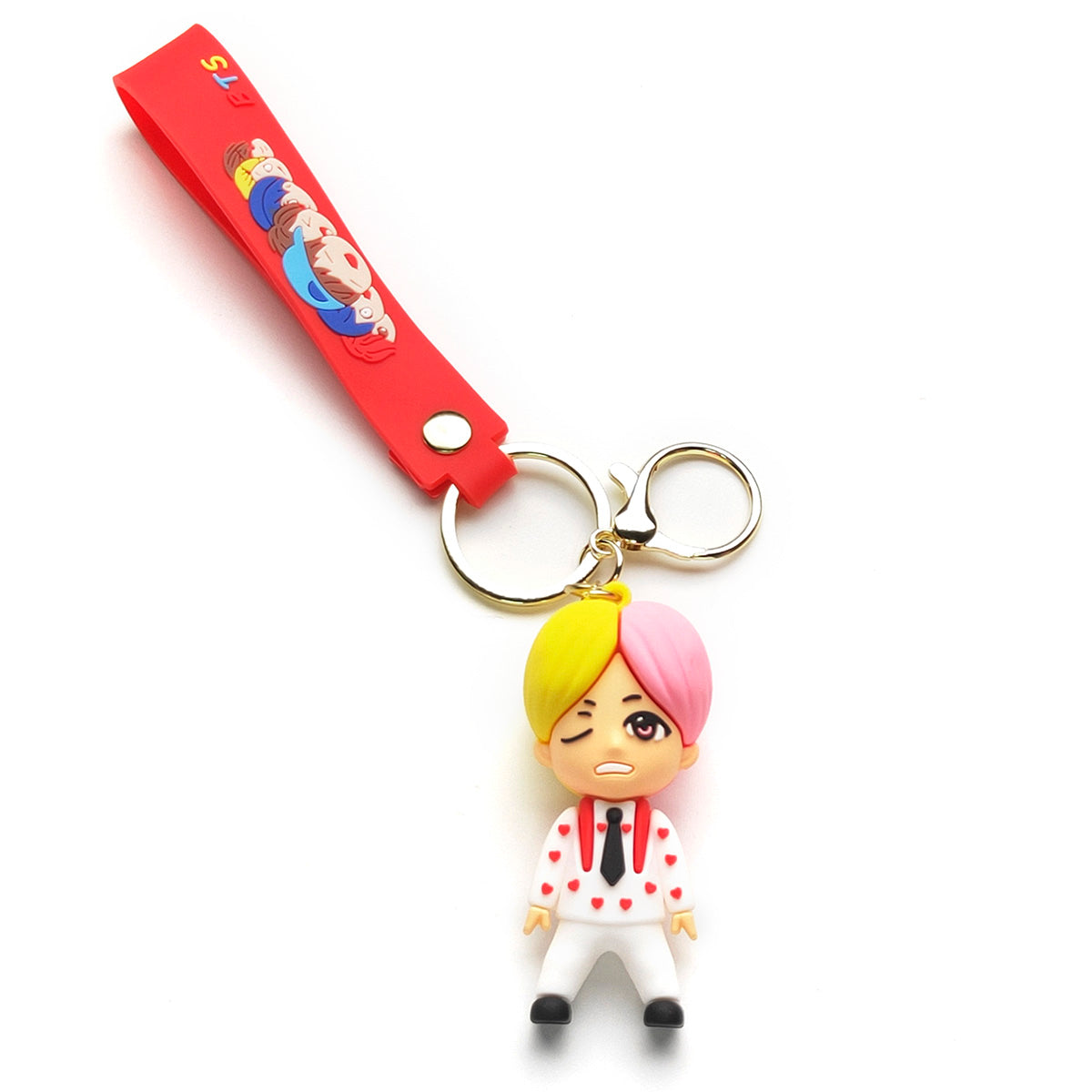 3D PVC Cartoon Keychain BTS