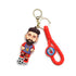 3D PVC Cartoon Keychain Football