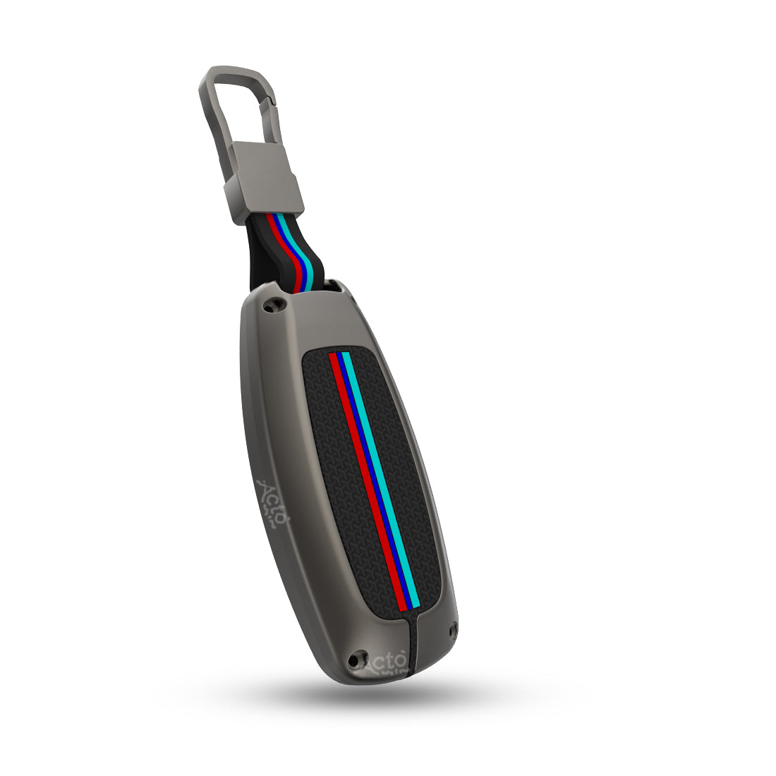Acto Car Key Cover Metal Silicone Compatible with Maruti Suzuki