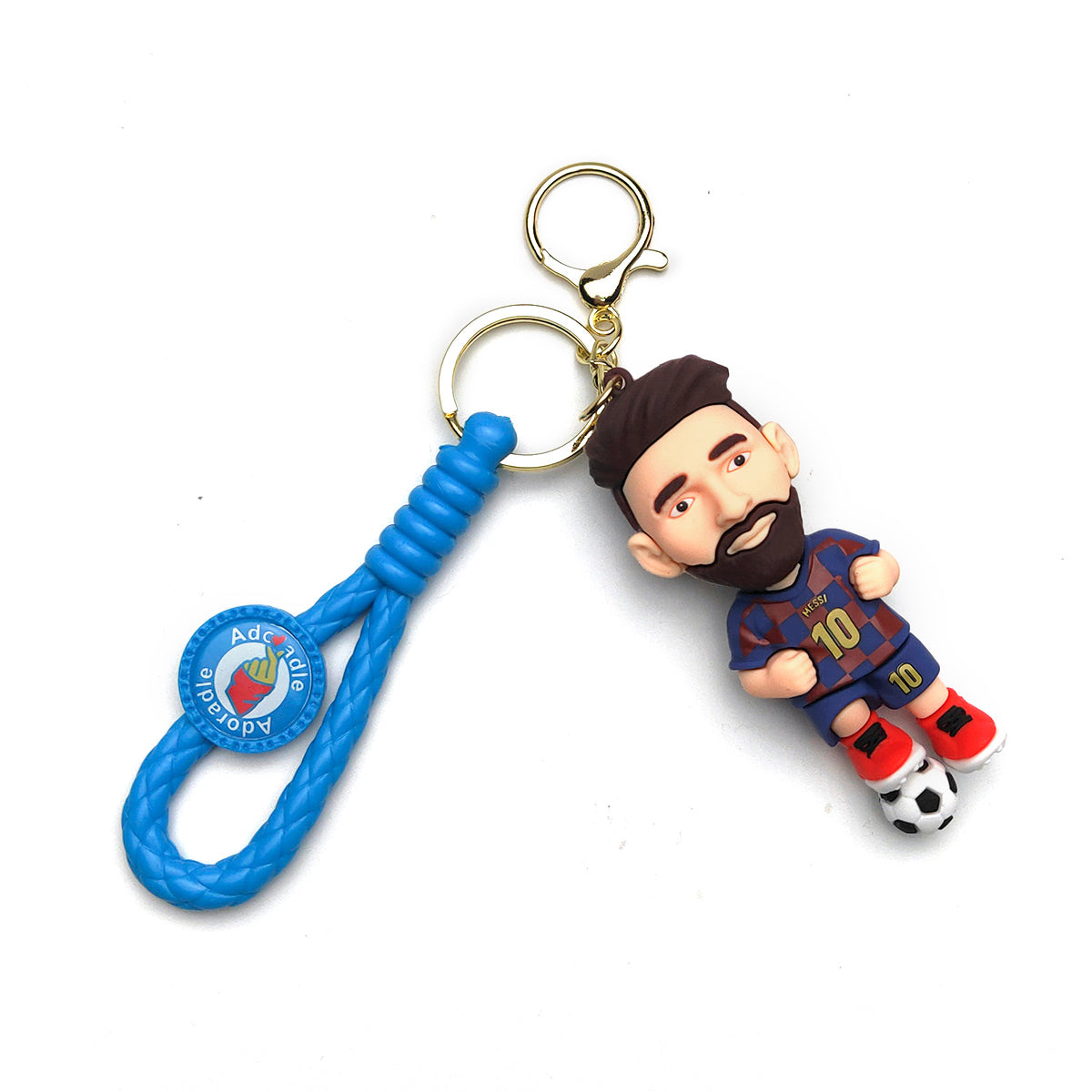 3D PVC Cartoon Keychain Football