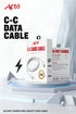 ACTO Safe & Speed Type-C to Type-C Data Cable | 1.2 Meter Fast Charging & High-Speed Data Transfer Cable for Smartphones & Tablets