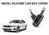 Acto Car Key Cover Metal Silicone Compatible with BMW 3 Series