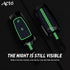 Acto Metal Sapphire Key Cover and Key chain Compatible with Ford Figo Pack of 1 Set (Glow in the Night)