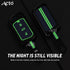 Acto Metal Sapphire Key Cover and Key chain Compatible with Mahindra Thar I Thar Roxx I Bolero I Marazzo I Scorpio I Tuv300 I Xuv700 Pack of 1 Set (Glow in the Night)
