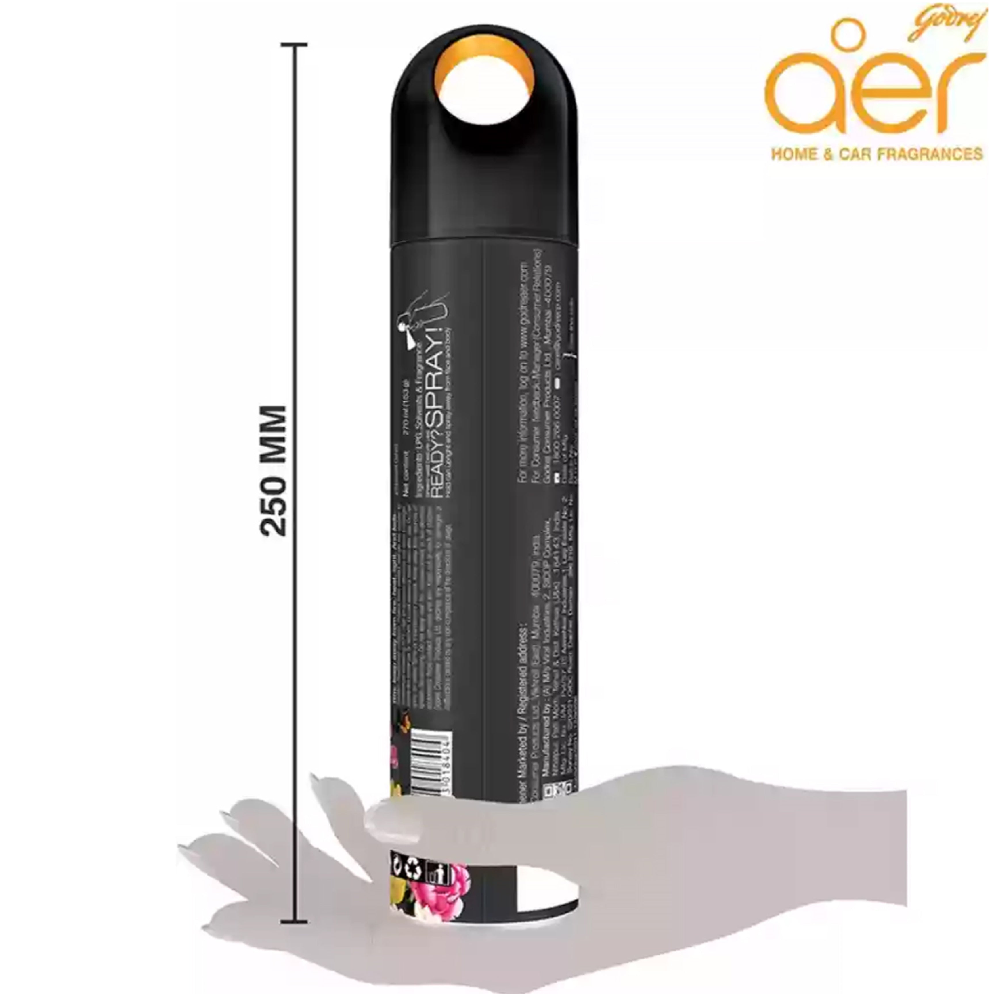 Godrej Aer Spray, Premium Air Freshener For Home, Office & Car