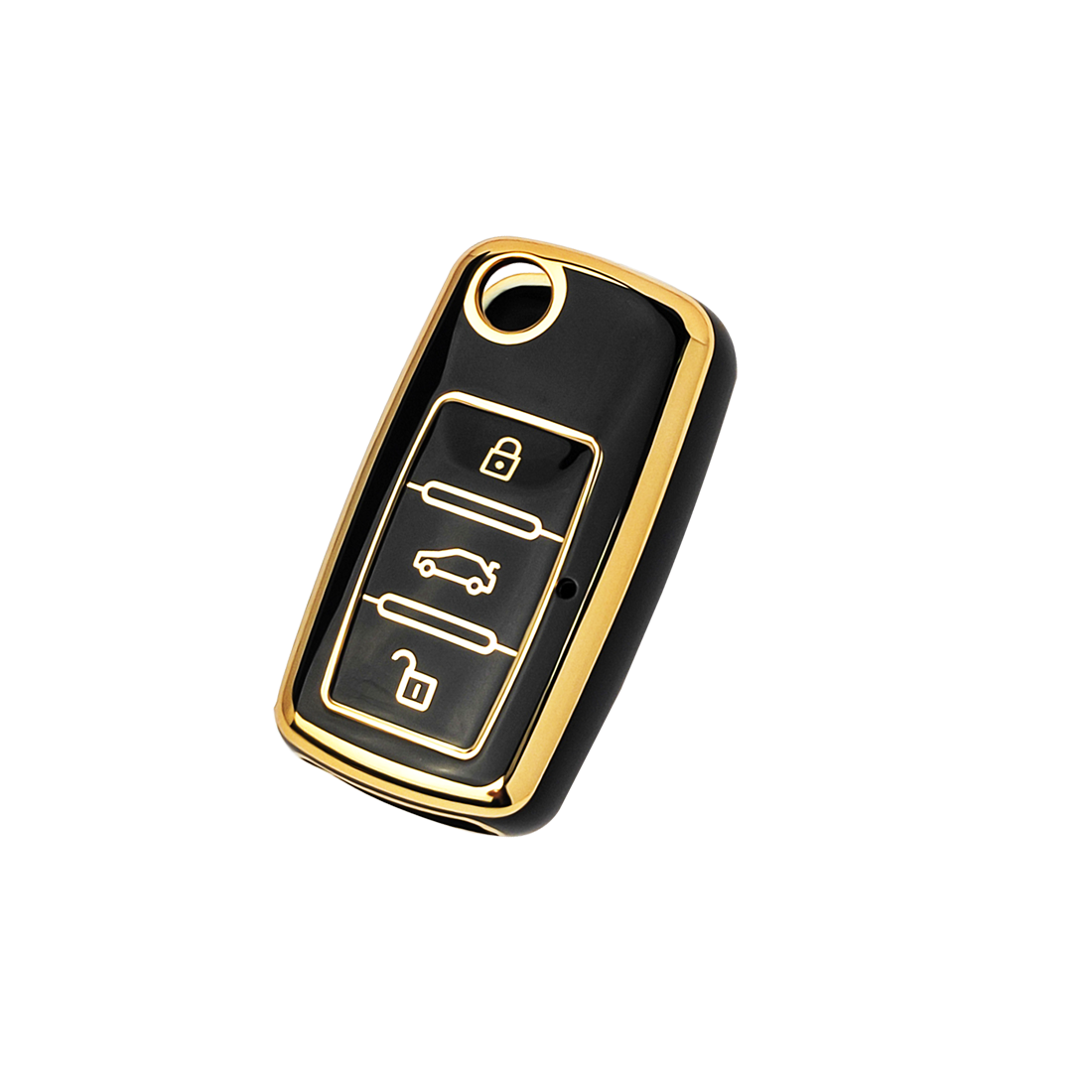 Acto TPU Gold Series Car Key Cover For Skoda Superb