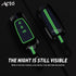 Acto Metal Sapphire Key Cover and Key chain Compatible with Ford Fiesta Pack of 1 Set (Glow in the Night)