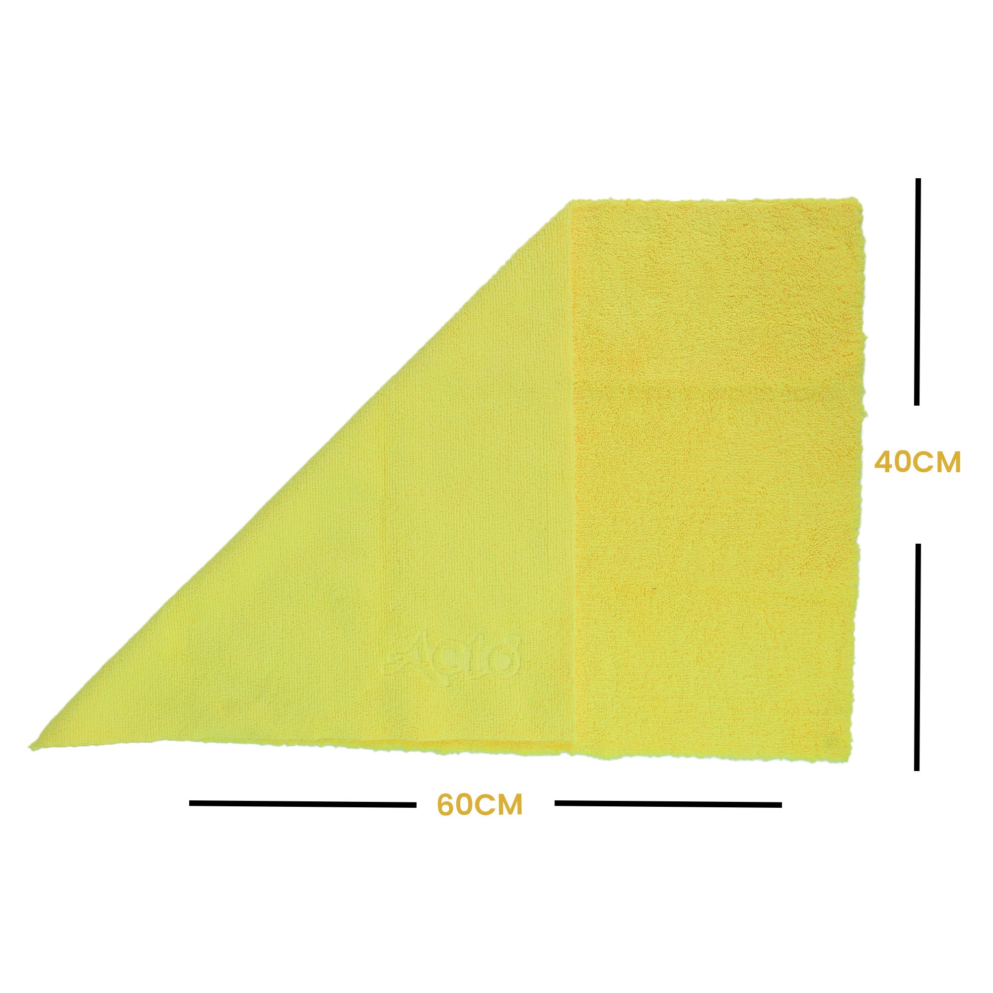 ACTO Microfiber Cleaning Clothe 400GSM 40×60 – For Car Cleaning, Home & Office Use Pack of 1 Piece