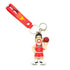 3D PVC Cartoon Keychain Basketball