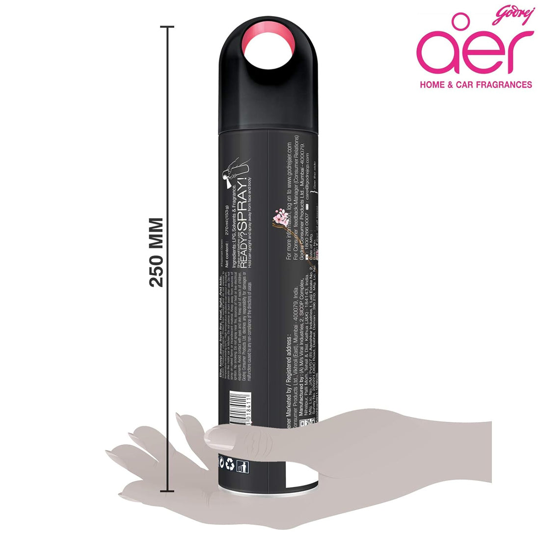Godrej Aer Spray, Premium Air Freshener For Home, Office & Car